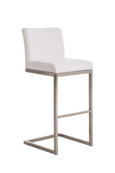 TPFLiving Barhocker Paragon Gestell Edelstahl Stoff